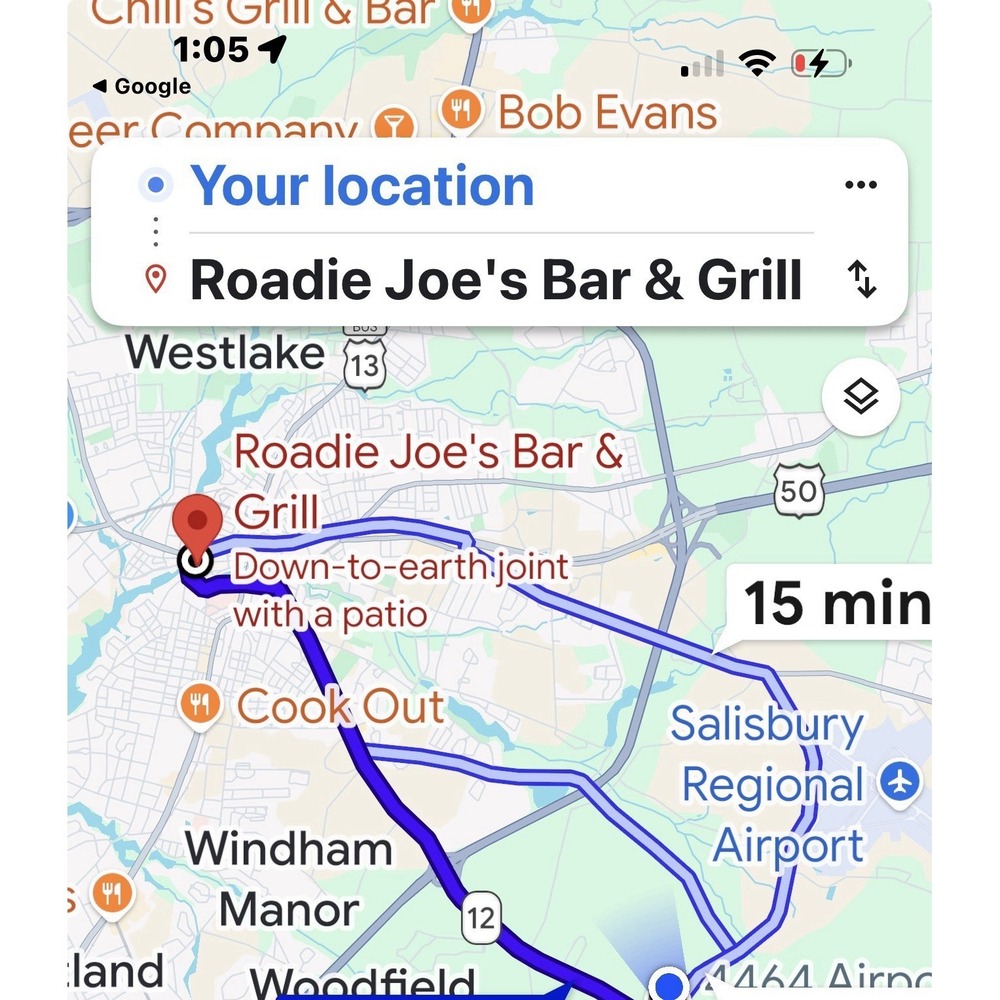 Vintage Dive Bar Club - Roadie Joes Lg Salisbury Maryland Awesome Dad Gift 219 - Picture 6 of 7